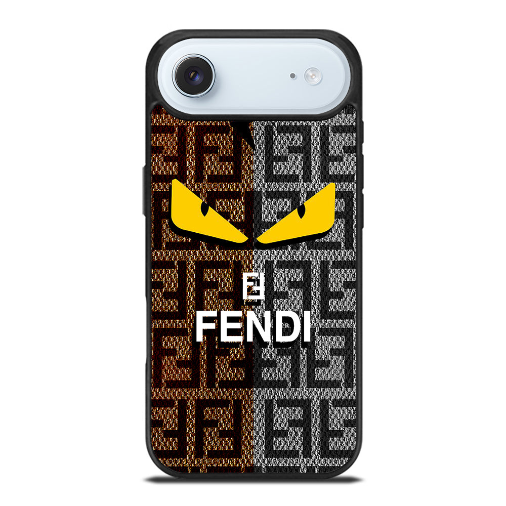 FENDI ROMA BROWN GREY PATTERN iPhone Air Case Cover