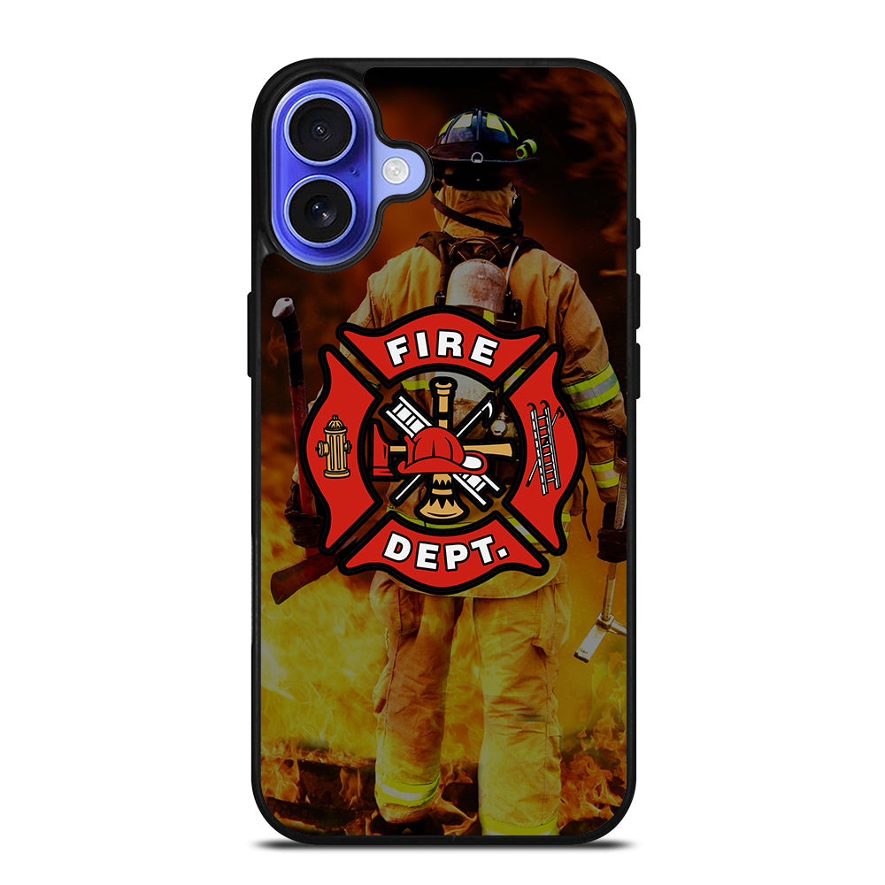 FIREFIGHTER FIREMAN LOGO iPhone 16 Case Cover