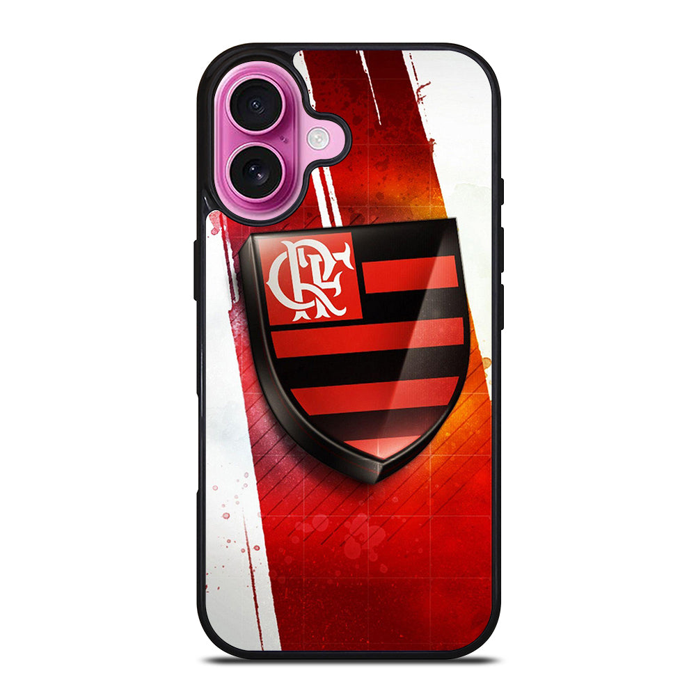 FLAMENGO FC EMBLEM iPhone 16 Plus Case Cover