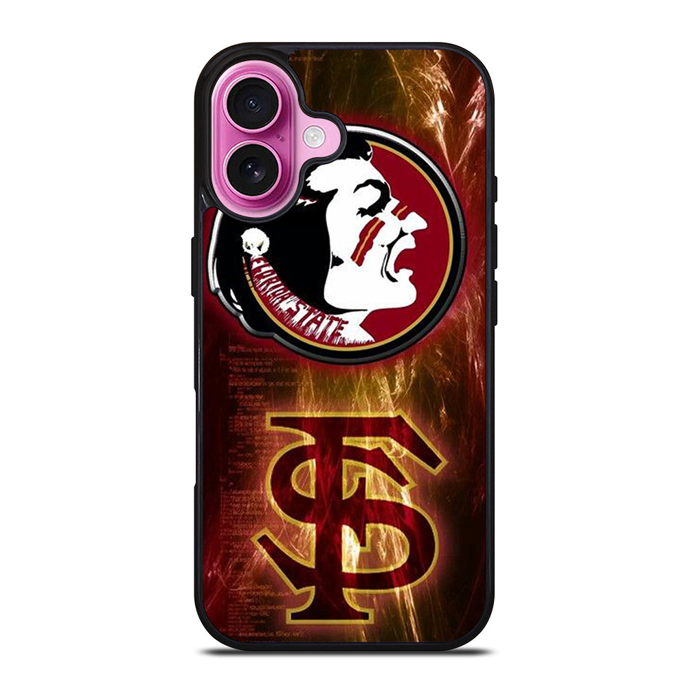 FLORIDA STATE FSU FOOTBALL LOGO iPhone 16 Plus Case Cover