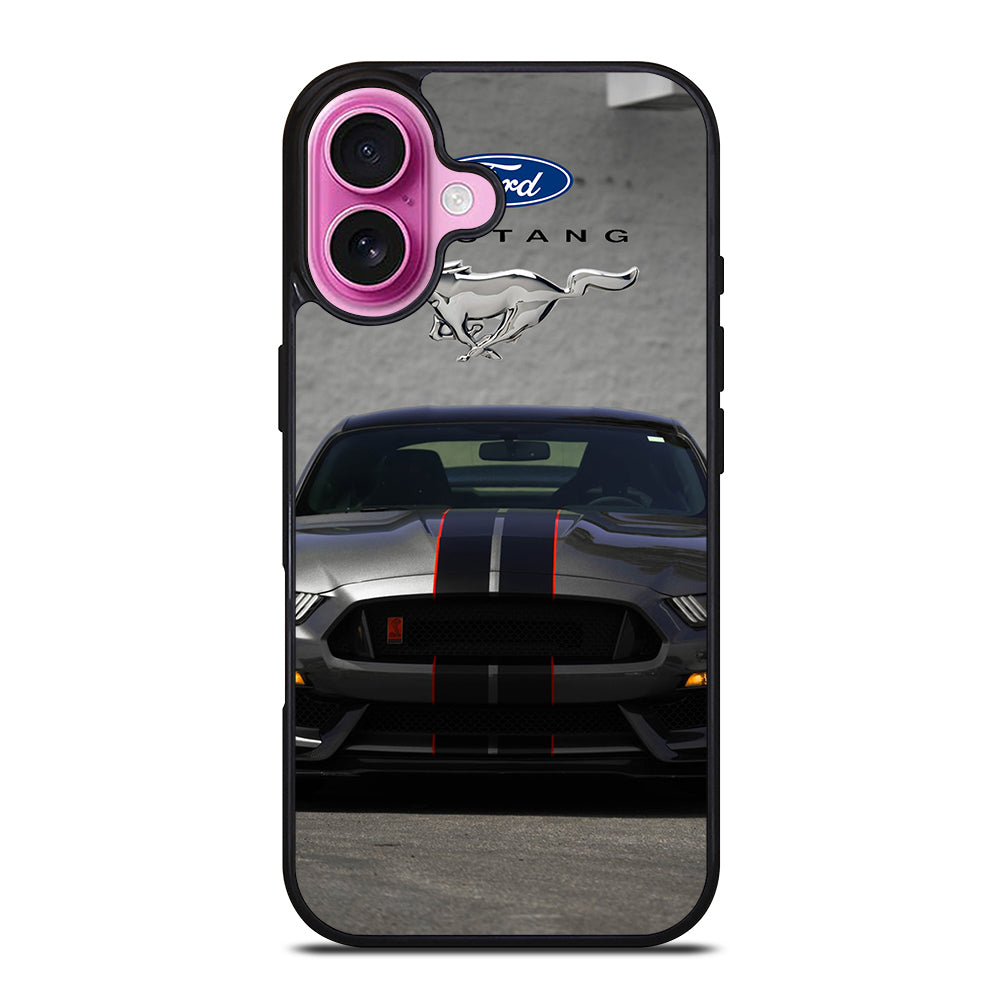 FORD MUSTANG GT CAR LOGO iPhone 16 Plus Case Cover
