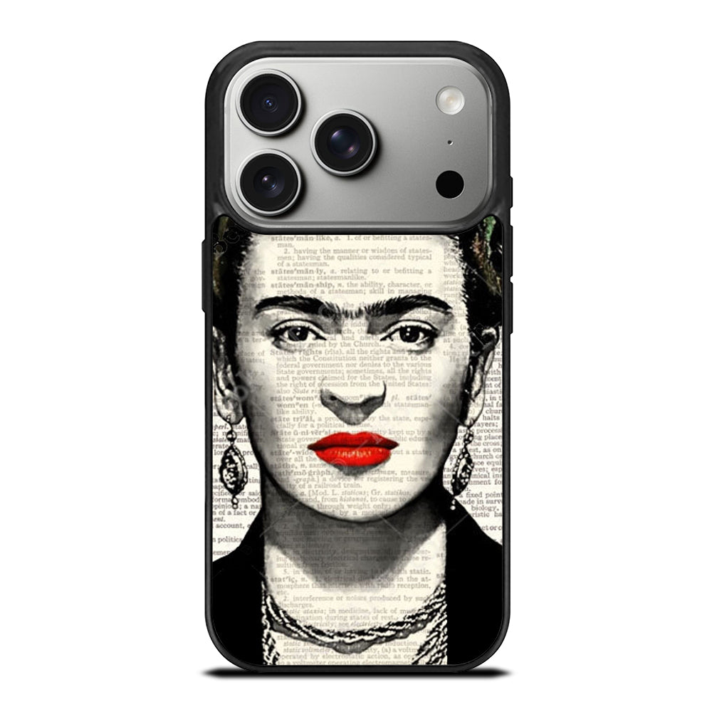 FRIDA KAHLO NEWSPAPER iPhone 17 Pro Case Cover