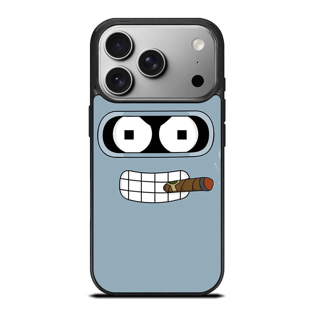 FUTURAMA BENDER FACE CARTOON iPhone 17 Pro Case Cover