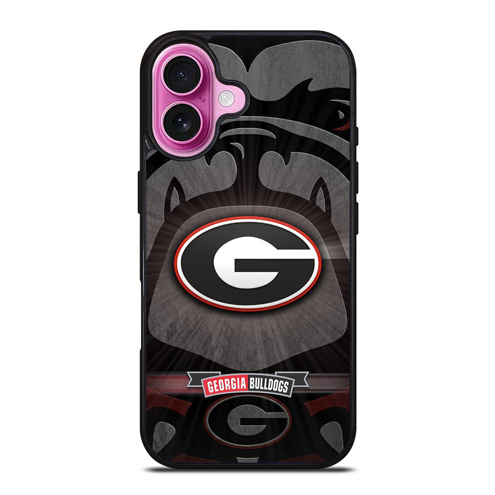 GEORGIA BULLDOGS UGA FOOTBALL LOGO iPhone 16 Plus Case Cover