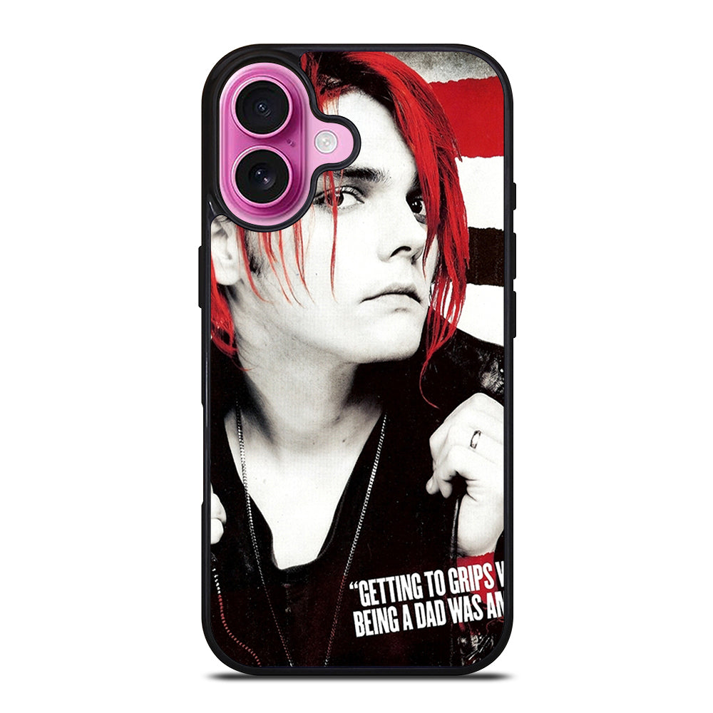 GERARD WAY MCR FACE iPhone 16 Plus Case Cover