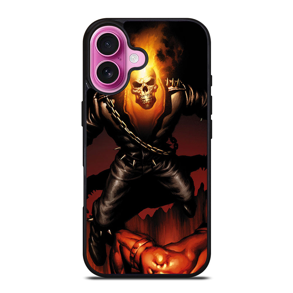 GHOST RIDER CARTOON iPhone 16 Plus Case Cover