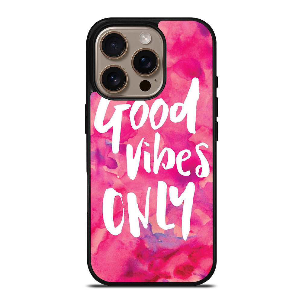GOOD VIBES ONLY VINTAGE iPhone 16 Pro Case Cover