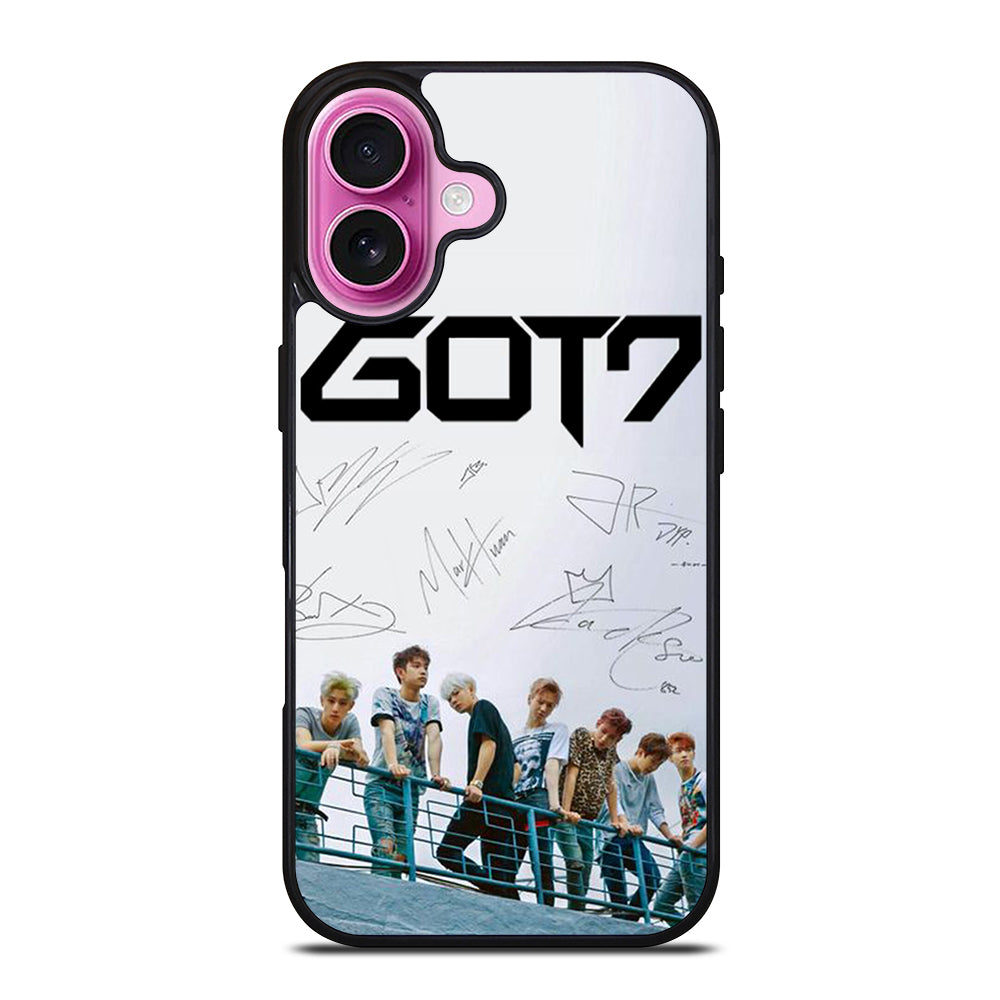 GOT7 SIGNATURE iPhone 16 Plus Case Cover