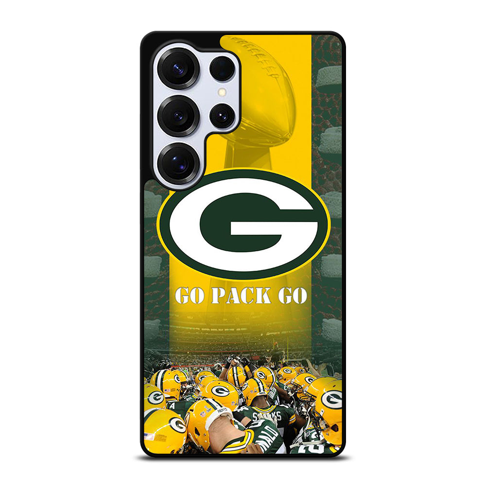 GREEN BAY PACKERS GO PACK GO LOGO 2 Samsung Galaxy S25 Ultra Case Cover