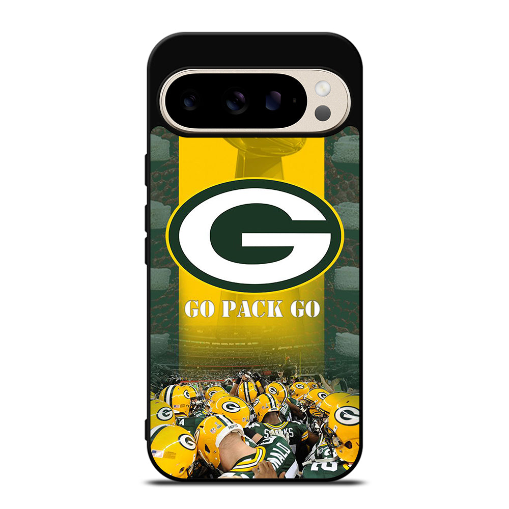 GREEN BAY PACKERS GO PACK GO LOGO 2 Google Pixel 9 Pro Case Cover