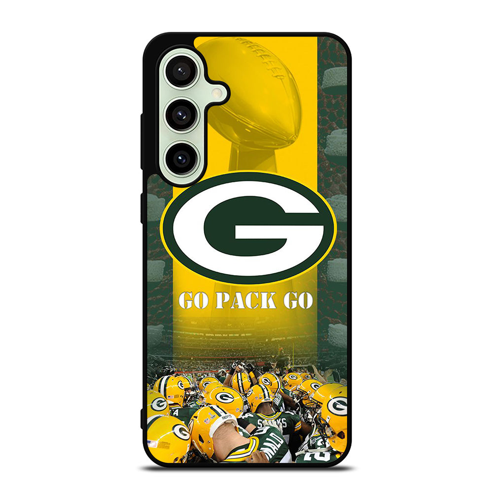 GREEN BAY PACKERS GO PACK GO LOGO 2 Samsung Galaxy S24 FE Case Cover