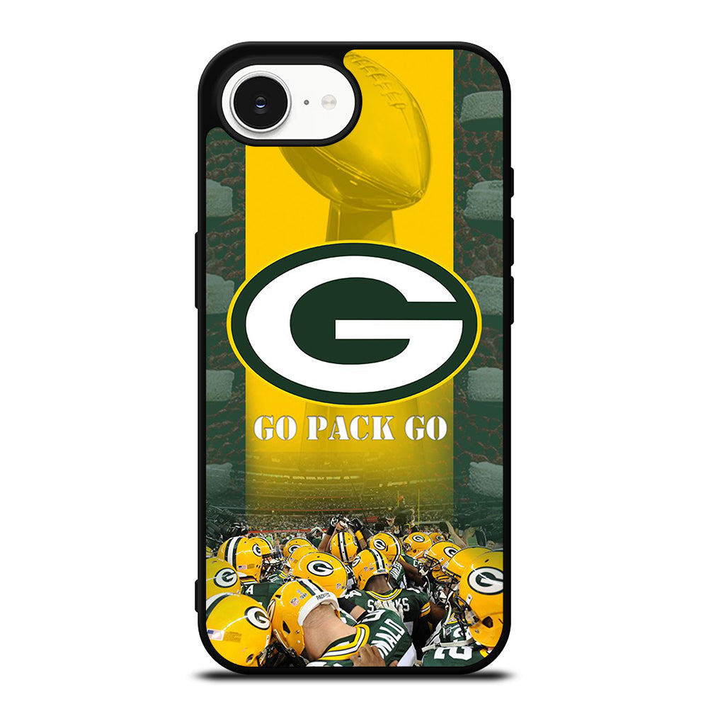 GREEN BAY PACKERS GO PACK GO LOGO 2 iPhone 16e Case Cover