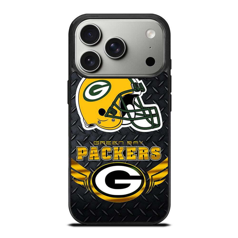 GREEN BAY PACKERS METAL LOGO iPhone 17 Pro Case Cover