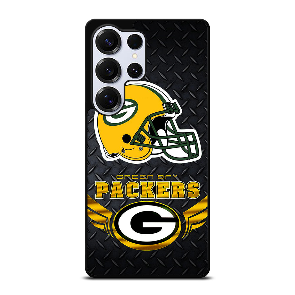 GREEN BAY PACKERS METAL LOGO Samsung Galaxy S25 Ultra Case Cover
