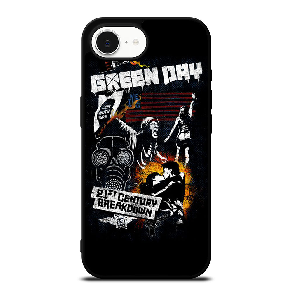 GREEN DAY BAND BREAKDOWN iPhone 16e Case Cover