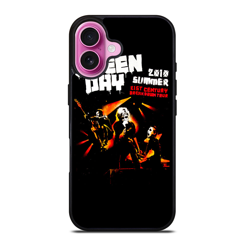 GREEN DAY BAND TOUR iPhone 16 Plus Case Cover