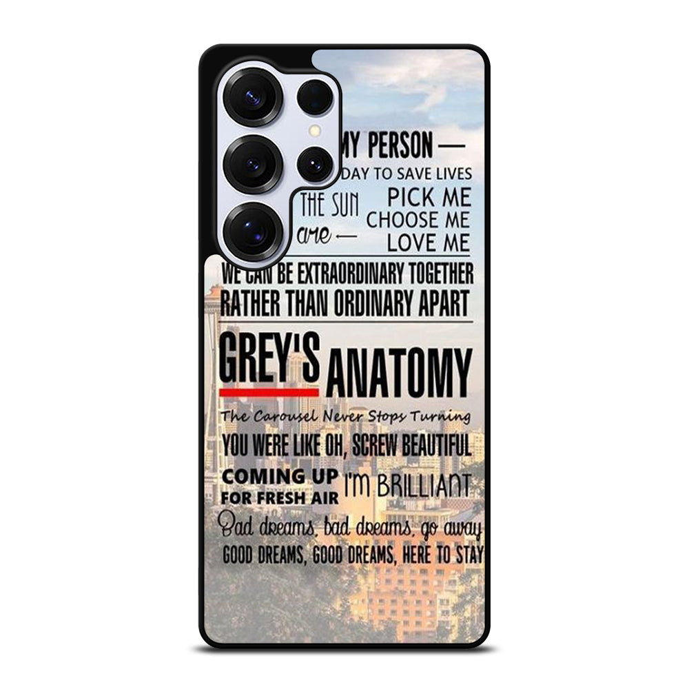 GREY'S ANATOMY QUOTE Samsung Galaxy S26 Ultra Case Cover