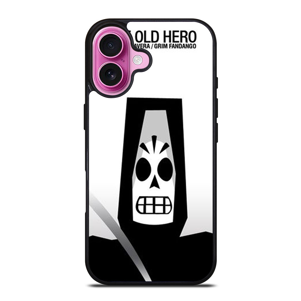 GRIM FANDANGO MANNY CALAVERA THE OLD HERO iPhone 16 Plus Case Cover