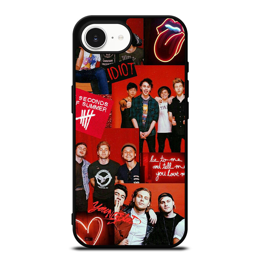 GROUP 5 SECONDS OF SUMMER COLLAGE iPhone 16e Case Cover