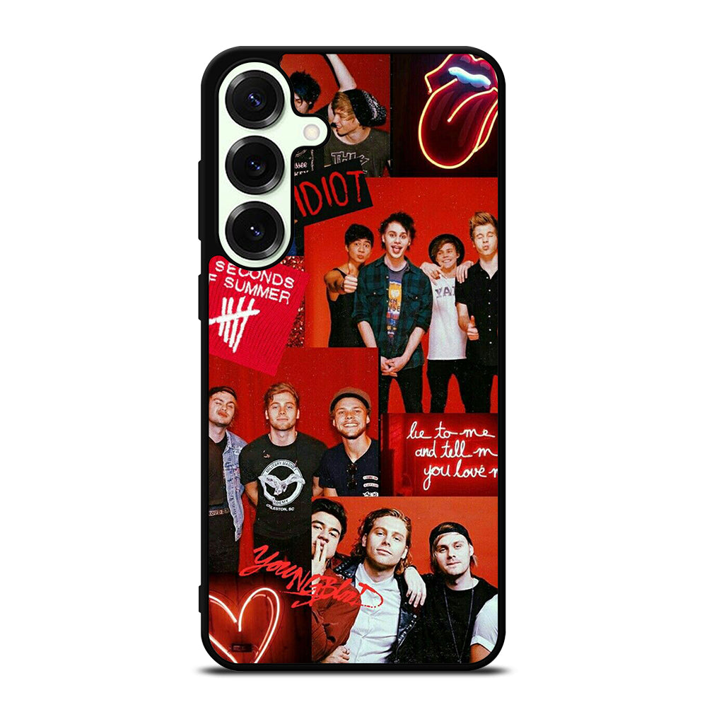 GROUP 5 SECONDS OF SUMMER COLLAGE Samsung Galaxy S25 Plus Case Cover