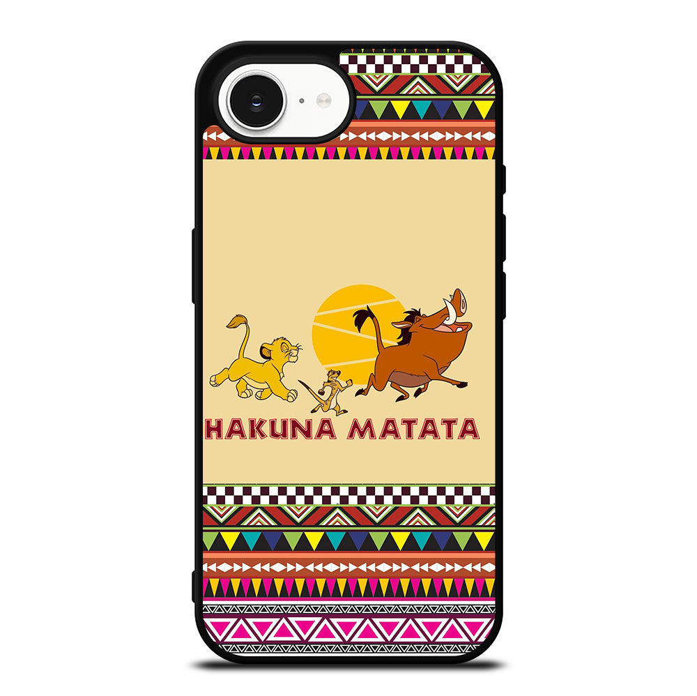 HAKUNA MATATA LION KING AZTEC PATTERN 2 iPhone 16e Case Cover