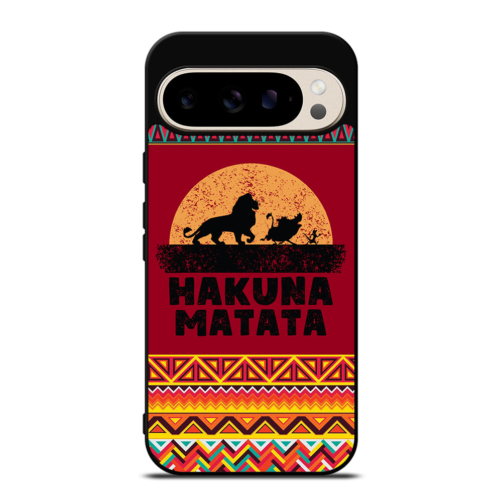 HAKUNA MATATA LION KING AZTEC PATTERN 3 Google Pixel 9 Pro Case Cover