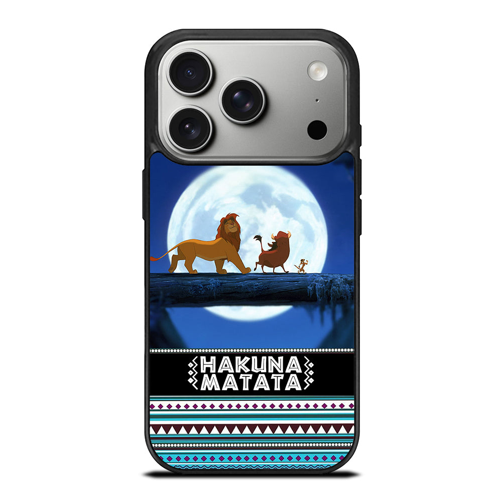HAKUNA MATATA LION KING AZTEC PATTERN iPhone 17 Pro Case Cover