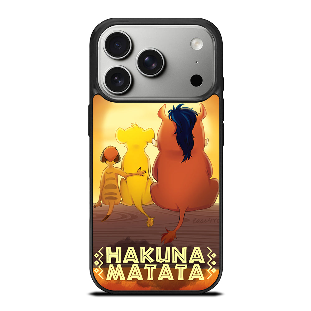 HAKUNA MATATA LION KING CARTOON iPhone 17 Pro Case Cover
