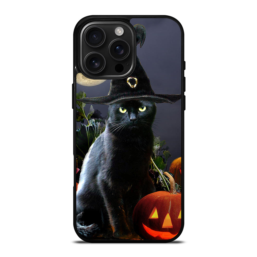 HALLOWEEN CAT PUMPKIN iPhone 16 Pro Max Case Cover