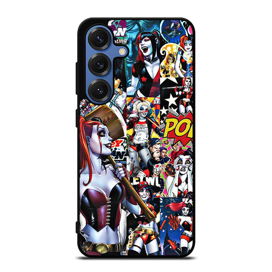 HARLEY QUINN COLLAGE Samsung Galaxy S25 Case Cover