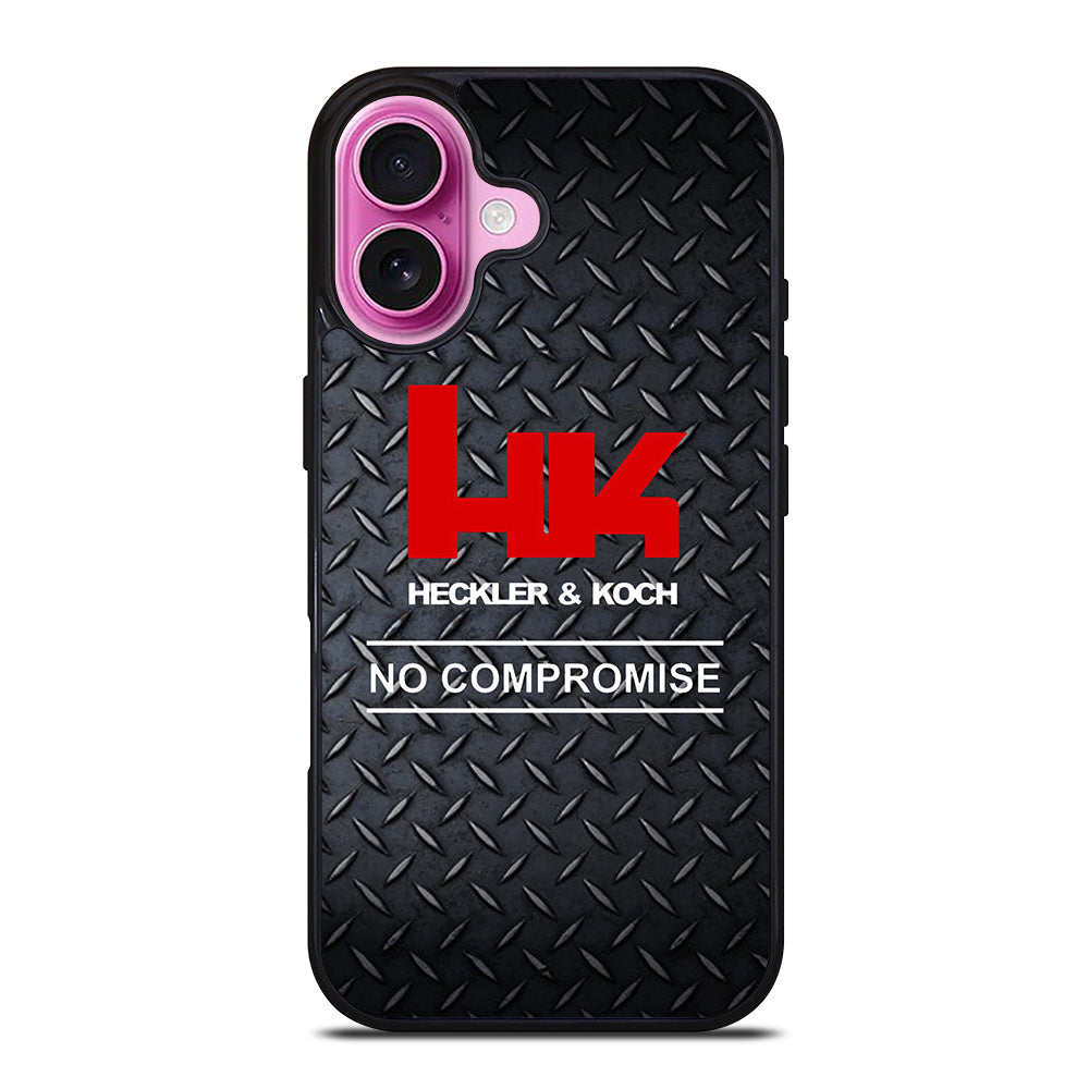 HECKLER AND KOCH METAL LOGO 2 iPhone 16 Plus Case Cover