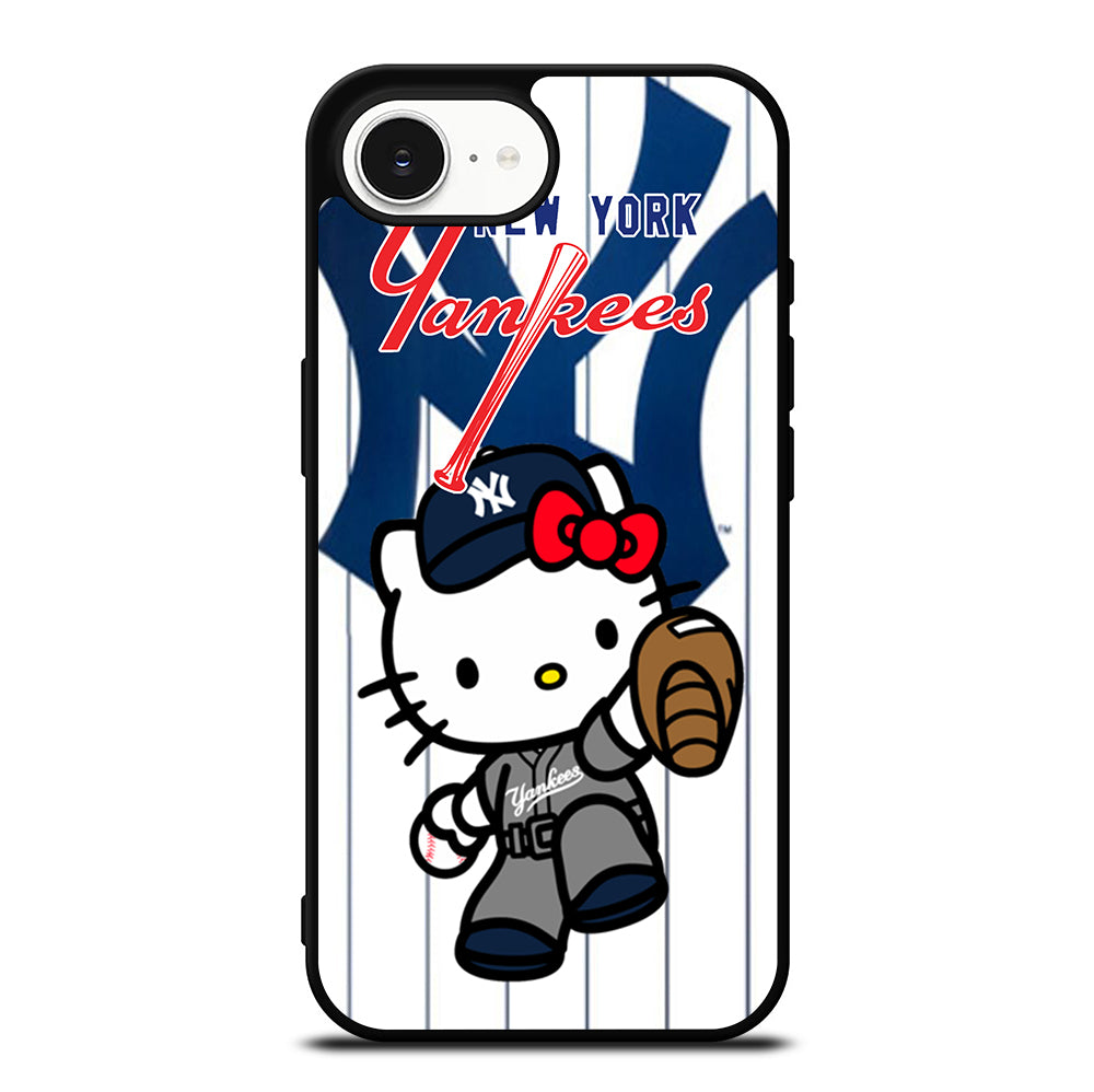 HELLO KITTY NEW YORK YANKEES 3 iPhone 16e Case Cover