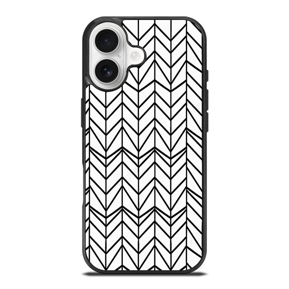 HERRINGBONE TRIANGLE PATTERN 2 iPhone 17 Case Cover