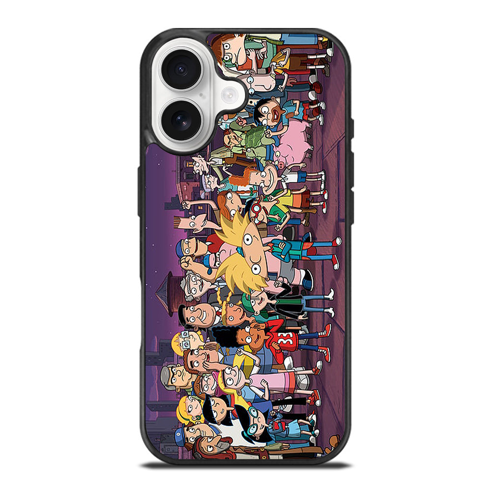 HEY ARNOLD ALL CHARACTER iPhone 17 Case Cover
