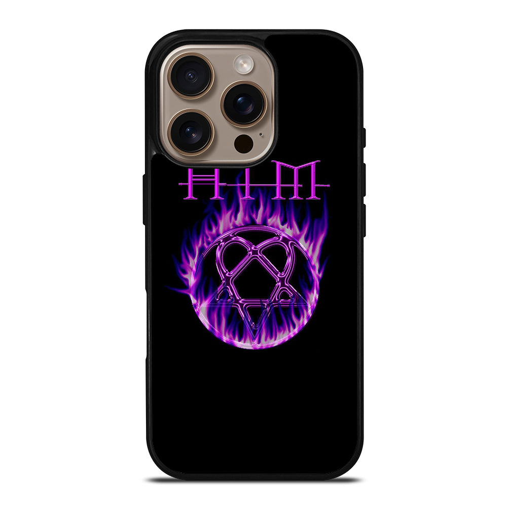 HIM BAND LOGO FLAME iPhone 16 Pro Case Cover