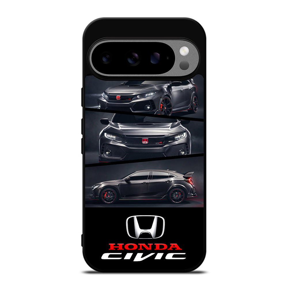HONDA CIVIC BLACK CAR Google Pixel 9 Pro XL Case Cover