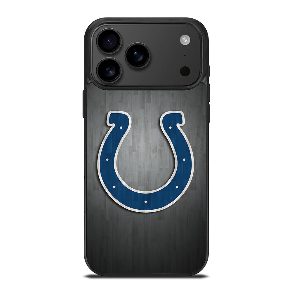 INDIANAPOLIS COLTS WOODEN LOGO iPhone 17 Pro Max Case Cover