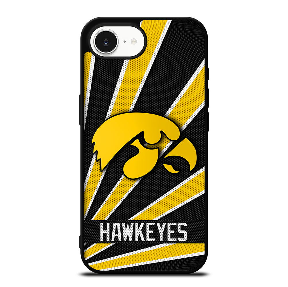 IOWA HAWKEYES FOOTBAL LOGO iPhone 16e Case Cover