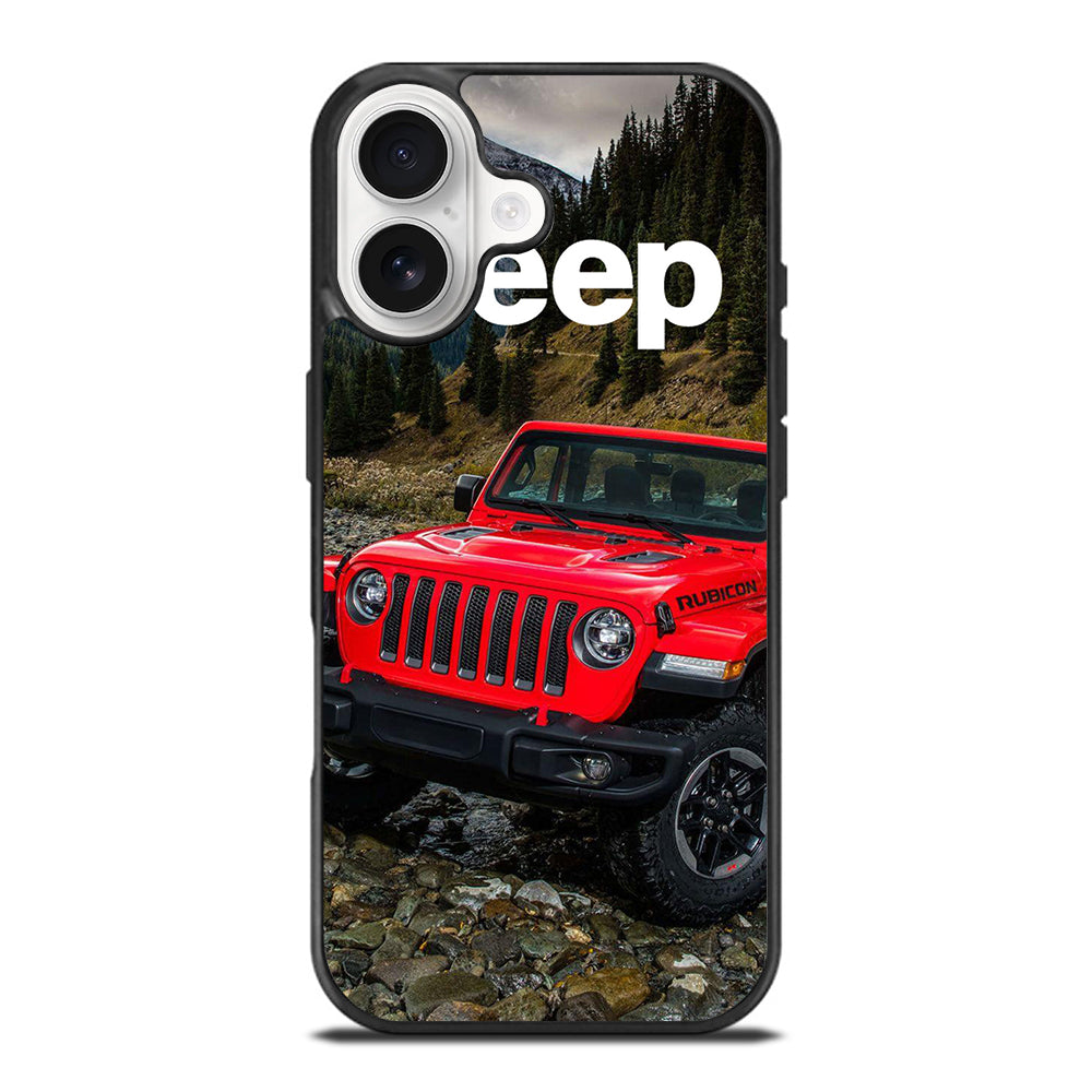 JEEP RED CAR iPhone 17 Case Cover