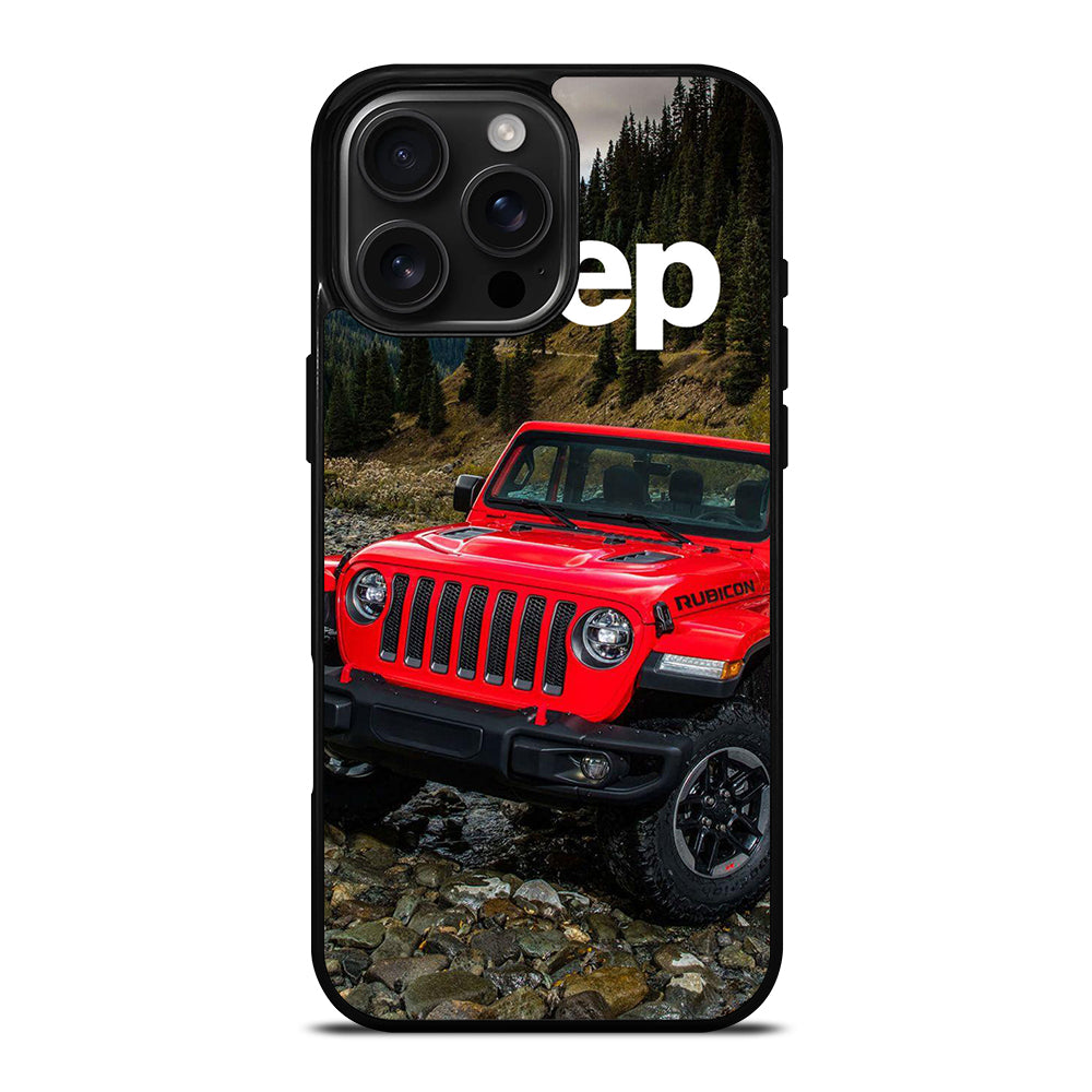 JEEP RED CAR iPhone 16 Pro Max Case Cover