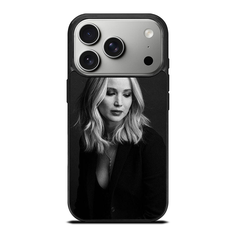 JENNIFER LAWRENCE BLACK iPhone 17 Pro Case Cover