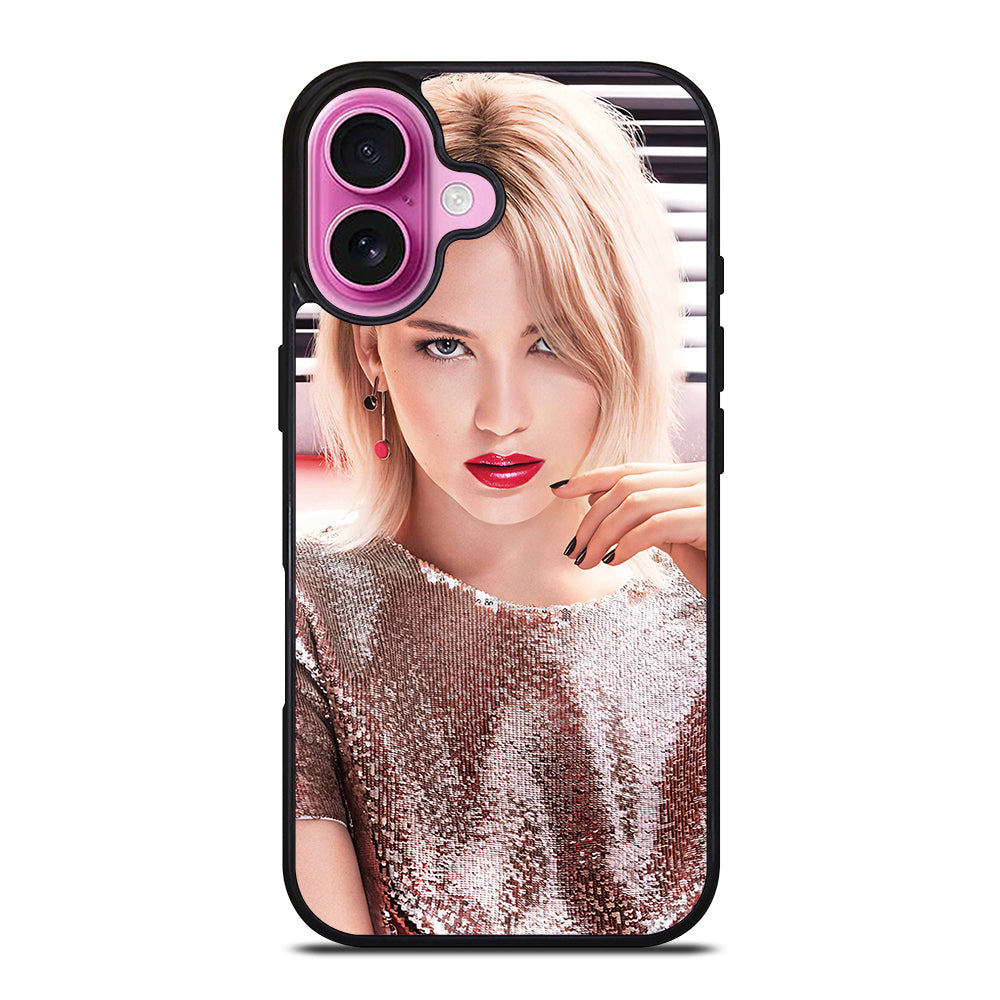 JENNIFER LAWRENCE FACE iPhone 16 Plus Case Cover