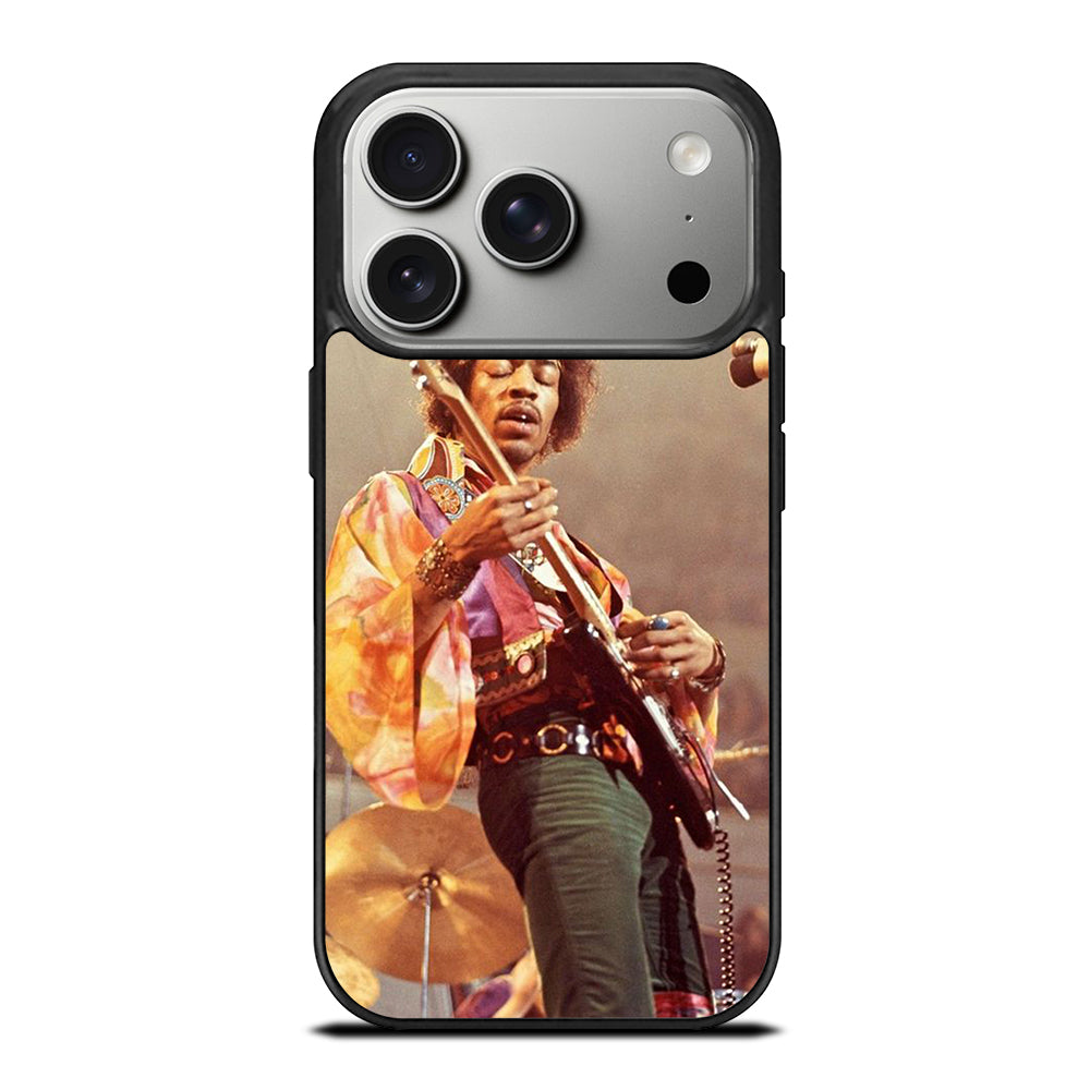 JIMI HENDRIX AND GUITAR iPhone 17 Pro Case Cover