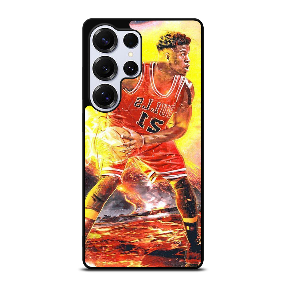 JIMMY BUTLER FLAME CHICAGO BULLS Samsung Galaxy S25 Ultra Case Cover