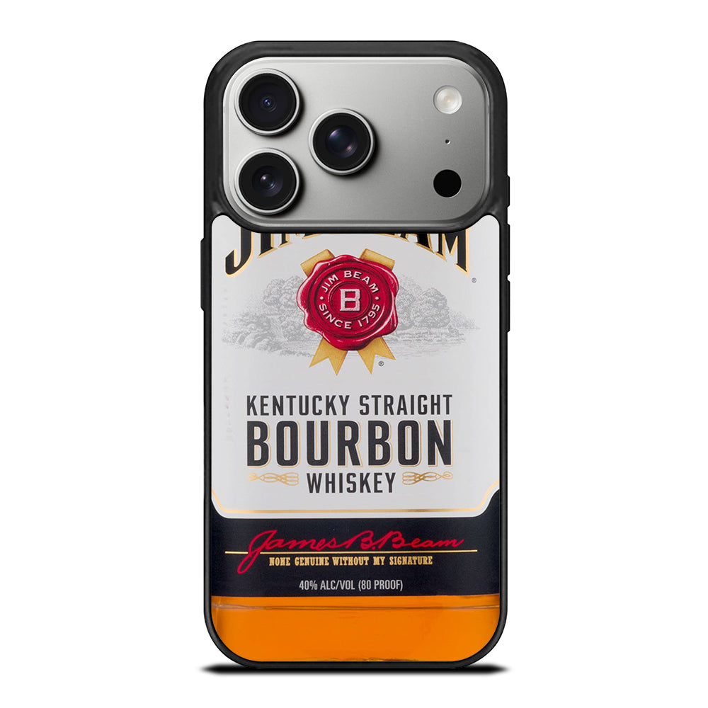 JIM BEAM WHISKEY BOTTLE iPhone 17 Pro Case Cover