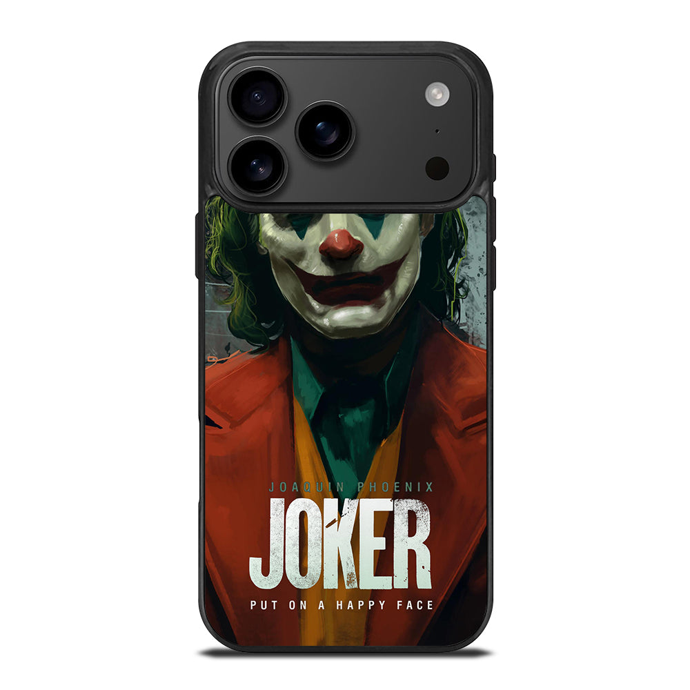 JOAQUIN PHOENIX JOKER HAPPY FACE 2 iPhone 17 Pro Max Case Cover