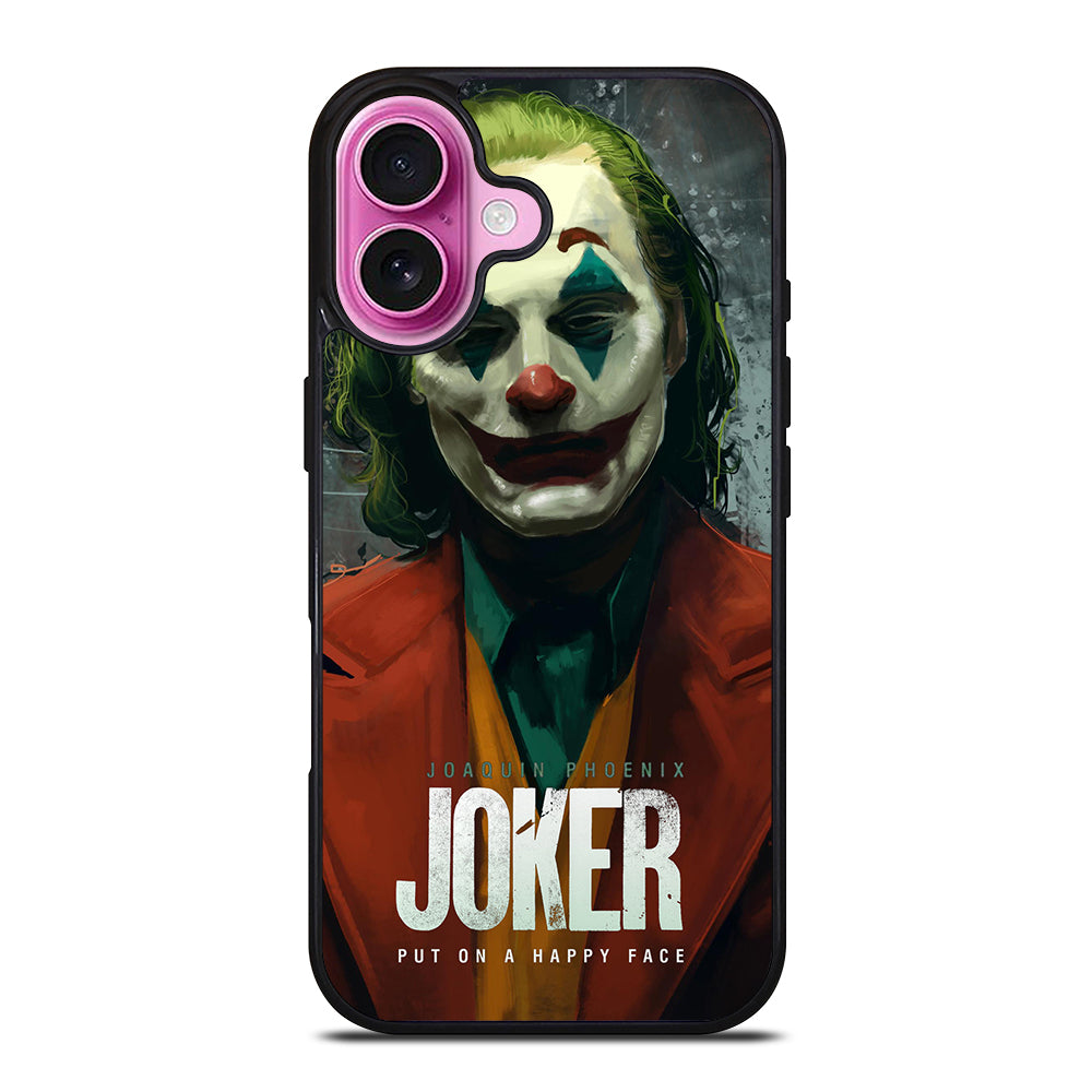 JOAQUIN PHOENIX JOKER HAPPY FACE 2 iPhone 16 Plus Case Cover