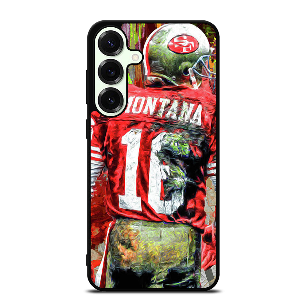 JOE MONTANA 49ERS ART Samsung Galaxy S25 Plus Case Cover