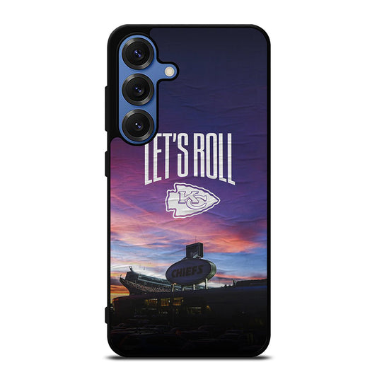 KANSAS CITY CHIEFS LET'S ROLL Samsung Galaxy S25 Case Cover