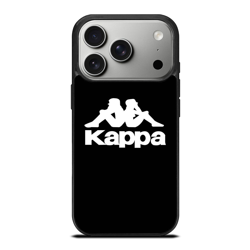 KAPPA STREETWEAR LOGO BLACK iPhone 17 Pro Case Cover